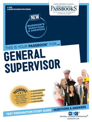 cover image of General Supervisor